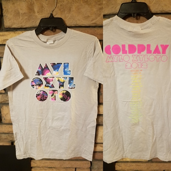 Bay Island Other - Coldplay shirt MYLO XYLOTO World Tour 2012 new C3